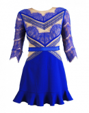 Vestido Renda e babado